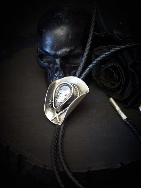 BoloTie Cowboy Skull Pendant